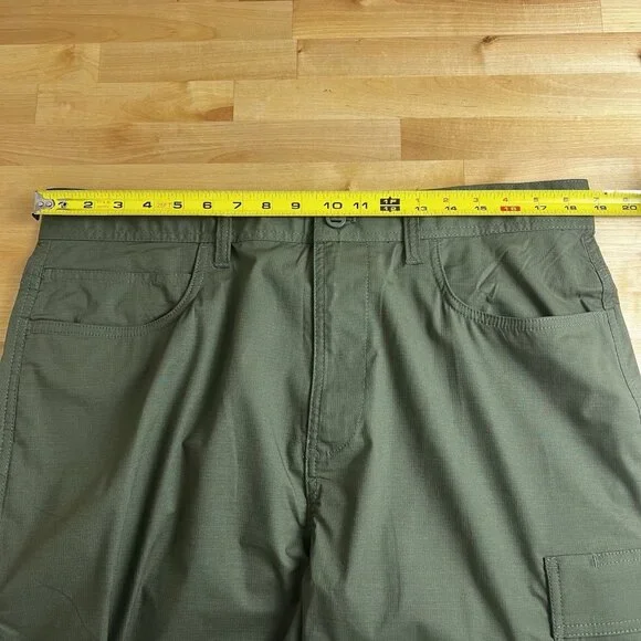 NEW‎ Prana Double Peak Shorts Men's Size 36 x 10 Cargo Green Standard Fit - Picture 5 of 6